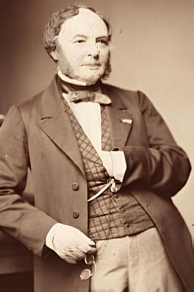 Louis Hachette en 1854. Photo de Adam Salomon.
